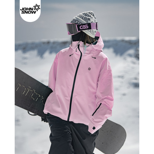 John snow滑雪服女款单板全压胶防水防风保暖2025新款滑雪上衣男
