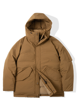 NATIVEWELL新版山系蓬松复古中款户外白鹅绒羽绒服东丽机能面料