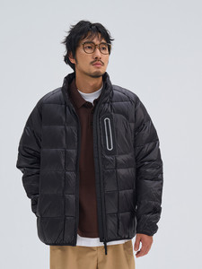 NATIVEWELL轻型户外防水立领羽绒服蓬松白鸭绒