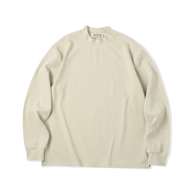 NATIVEWELL长绒棉弹力磨毛长袖T恤tee温暖柔软亲肤抗皱打底中高领