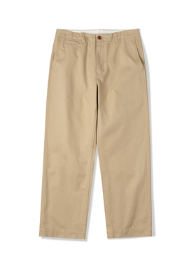 NATIVEWELL工装长裤Chino Army宽松直筒40S/3超高密度长绒棉