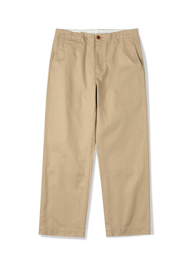 NATIVEWELL工装长裤Chino Army宽松直筒40S/3超高密度长绒棉