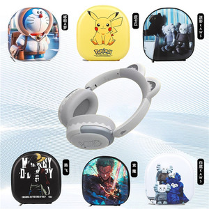 适用漫步者Fit Cat耳机包FIT CAT收纳包专用保护套头戴式蓝牙耳机收纳包保护盒硬防摔压震壳