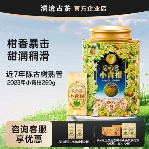 畅销9年茶妈妈小青柑普洱茶