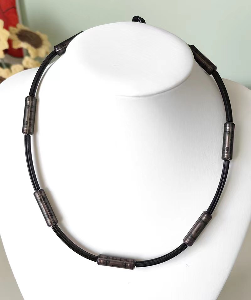 库存筑本t8磁疗保健颈椎项圈硅胶运动能量男女防水颈环自封袋简装