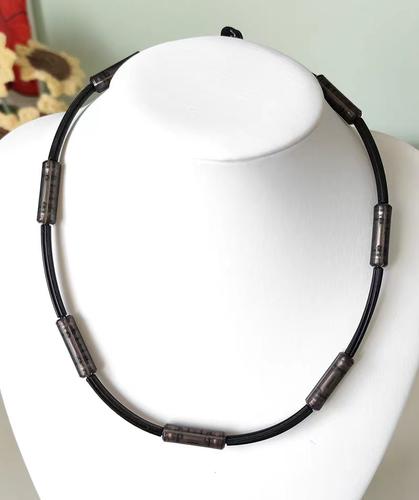 库存筑本t8磁疗保健颈椎项圈硅胶运动能量男女防水颈环自封袋简装