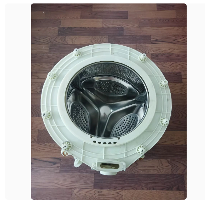 适用小天鹅滚筒洗衣机TG90-1411DXS塑料外筒 后盖 后桶 后筒 前桶