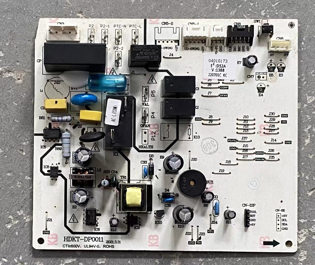 适用原装拆机空调内机控制板主板04010202 HDKT-DP0011