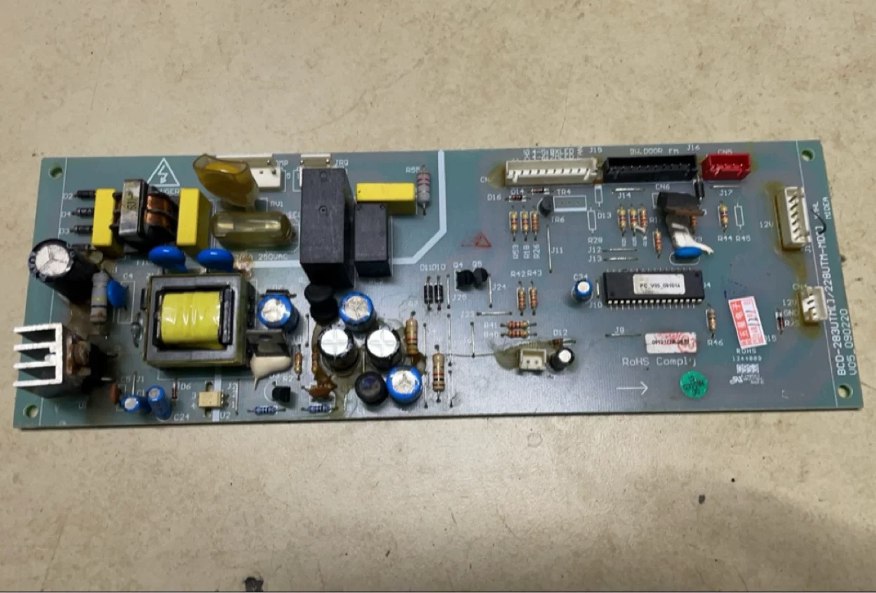 ①②BCD-220UEM253UTM276UEM 283UTM228UTM6美的冰箱电源板显示板