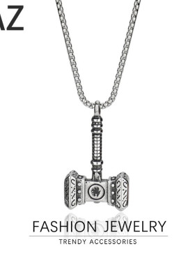 不掉色男士嘻哈项链钛钢毛衣链