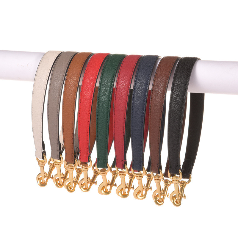 荔枝纹真皮包带适用于toryburch