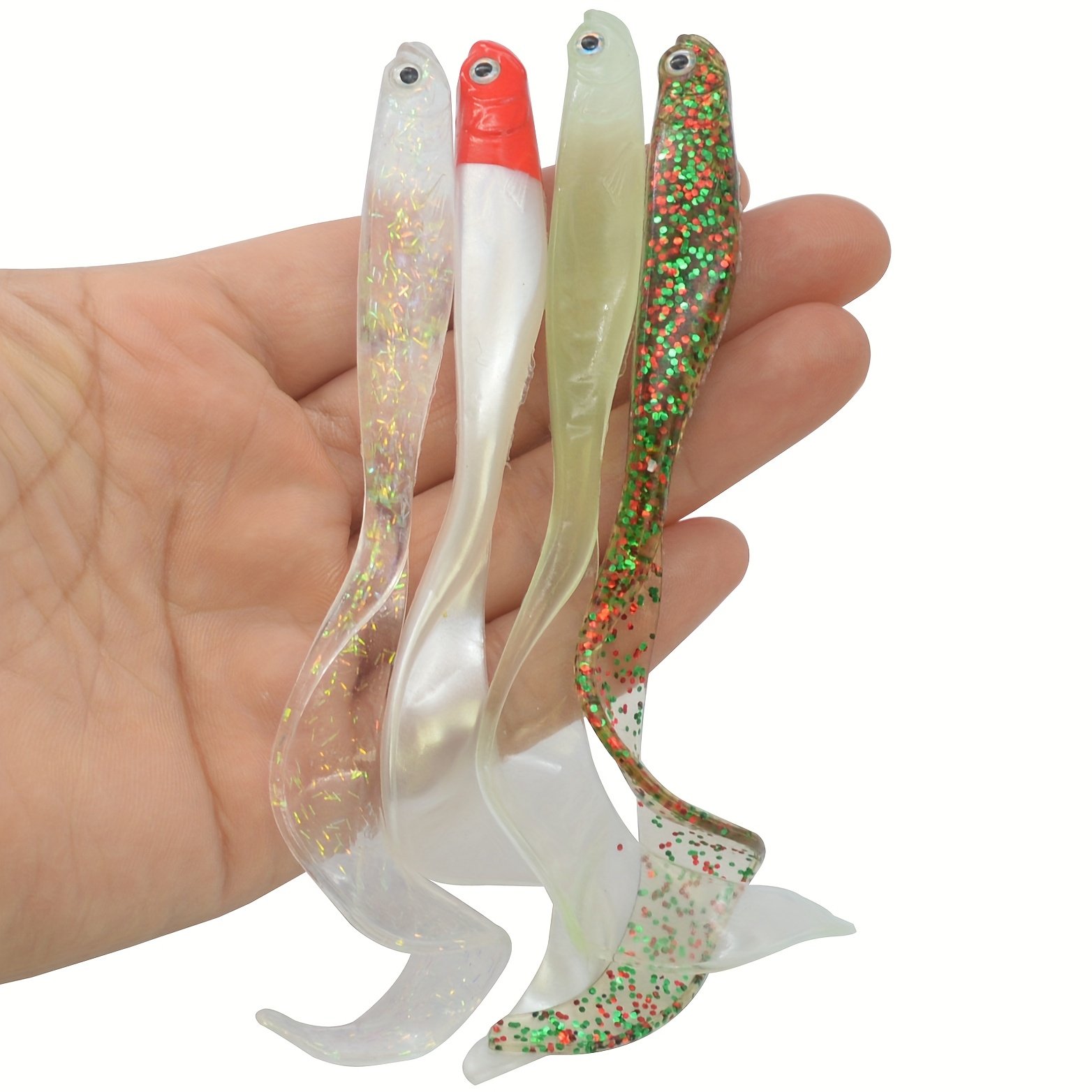 4个装 钓鱼假饵 卷尾腹部开钩槽软饵,户外/登山/野营/旅行用品,路亚饵,淘宝优惠券,粉丝福利购,淘宝优惠卷