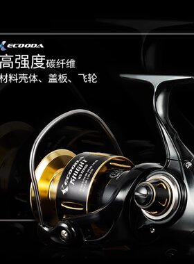 伊酷达骑士KS8000/12000/20000纺车轮鱼线轮大钓力线杯容量巨物