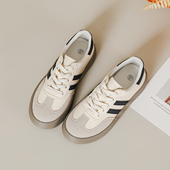 阿甘德训鞋 大码 女春厚底板鞋 复古经典 休闲运动鞋 小白鞋 女鞋 41到43