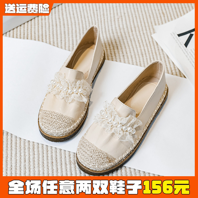 法式渔夫鞋新款单鞋女鞋