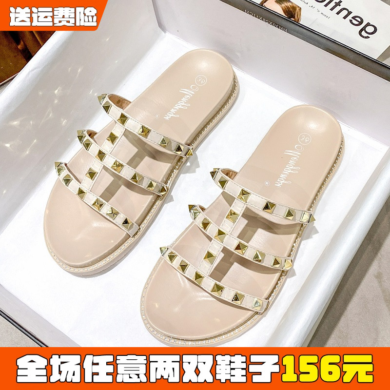 网红凉拖鞋女夏外穿时尚2025新款