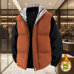 奥莱优选羽绒棉马甲男冬季新款加厚立领保暖背心休闲坎肩潮牌外套