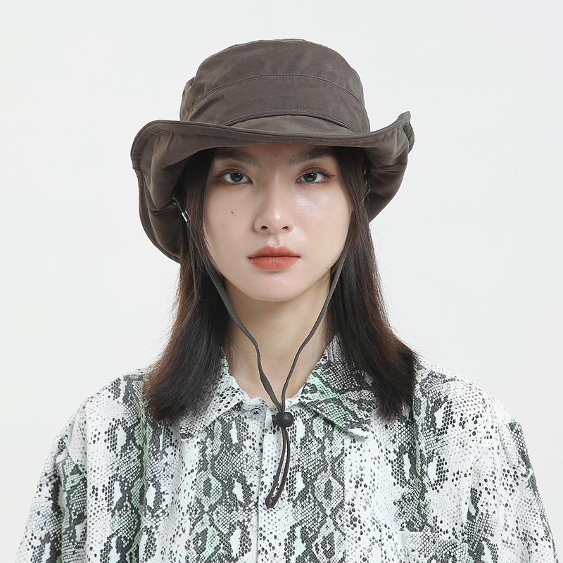 防晒遮阳渔夫帽户外日系男女夏季