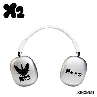 X2HOMME 原创moos毛绒玩偶搭配耳机周边模型专属moos公仔玩具 正版