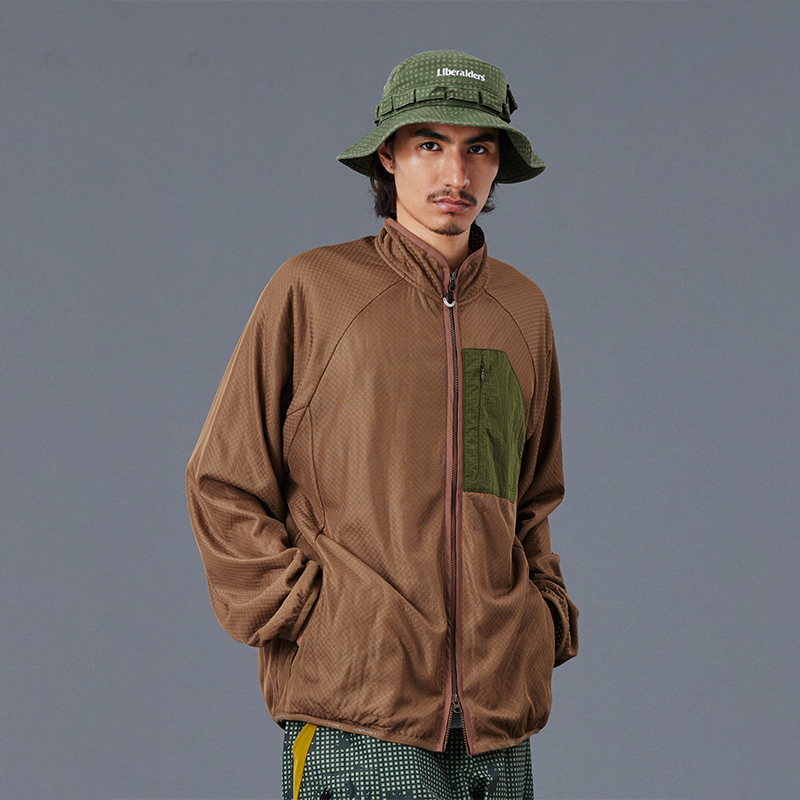 【官方直营】Liberaiders OCTA 印花logo 拉链保暖夹克外套25FW