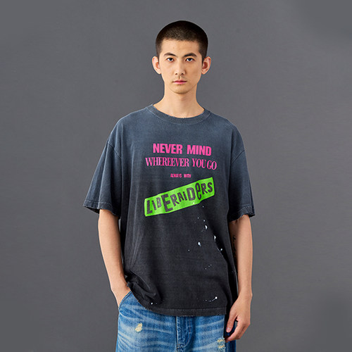 【官方直营】Liberaiders FADED PUNK LOGO TEE龟裂印花短袖T26SS