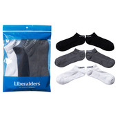 官方直营 EVERYDAY Liberaiders PACK 三双装 船袜短袜24SW