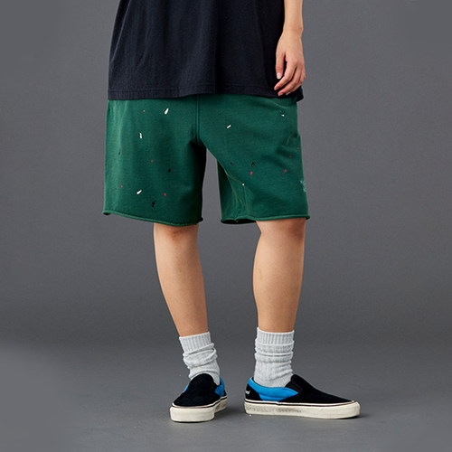 【官方直营】Liberaiders PIGMENT DYED SWEAT泼漆染色短裤26SS