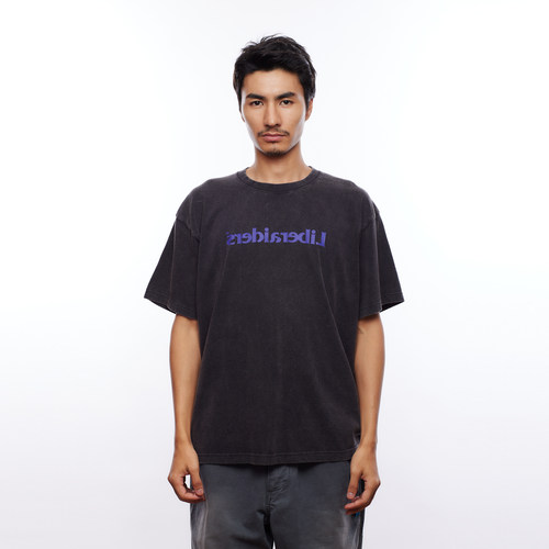 【官方直营】Liberaiders MIRROR LOGO TEE镜像反转logoT恤25SS