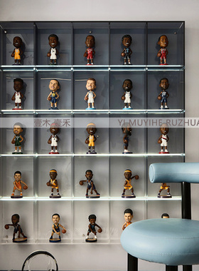 男孩房篮球球星公仔玩偶模型软装