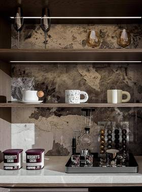 样板间咖啡主题软装组合摆件