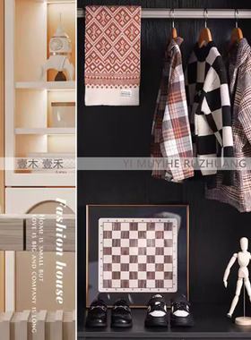 儿童房衣帽间衣柜衣服皮鞋组合