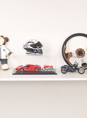 样板间赛车模型头盔小熊软装摆件