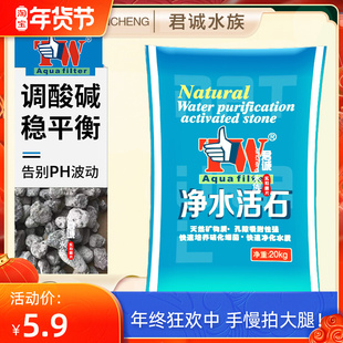 纳米球麦饭石珊瑚骨鱼缸过滤材料 净水活石 台湾no1滤材 来宝丸