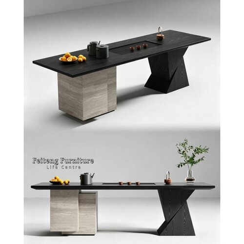 中古现代简约实木设计师泡茶桌