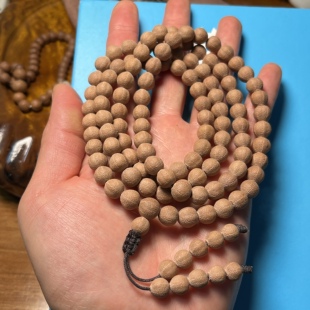 天台山guoqing五线菩提百年古树籽大澈堂五线菩提108颗佛珠文玩