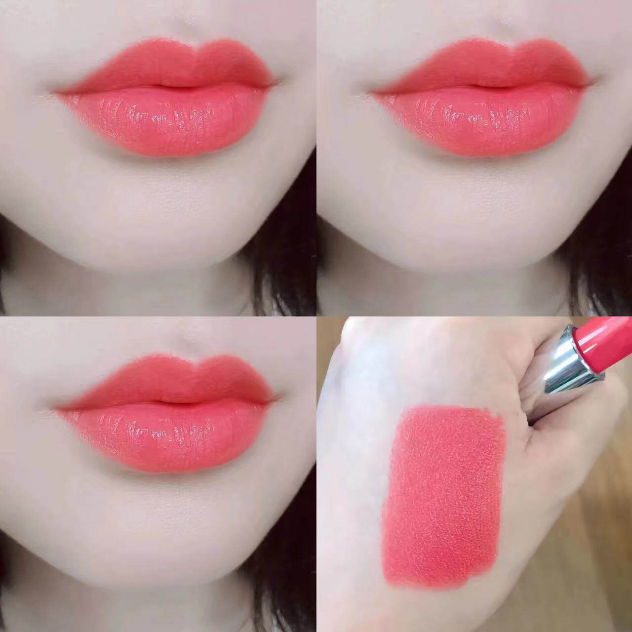 西柚粉口红嫩粉色素颜少女滋润保湿持久孕妇不沾杯不掉色大牌淡色