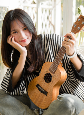 ADL单板尤克里里初学者女生男小吉他入门成人23/26寸 儿童节礼物