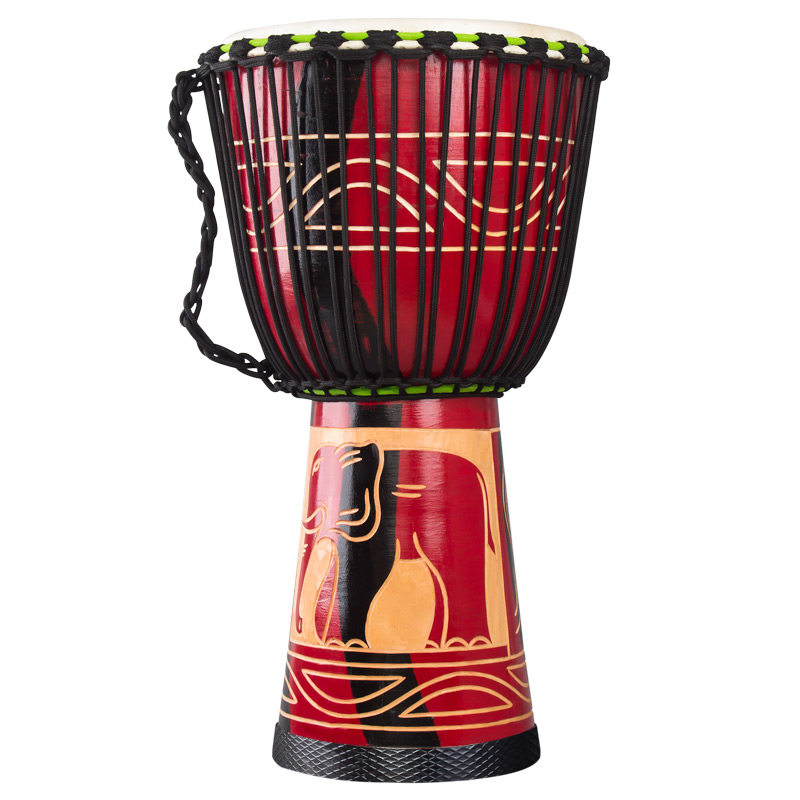 安德鲁非洲鼓羊皮手鼓初学者8寸10寸12寸专业演奏打击乐器