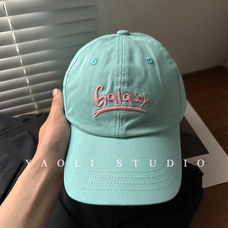 YAOLI韩系刺绣Galaxy显脸小棒球帽子女2025年春新款遮阳鸭舌帽男,服饰配件/皮带/帽子/围巾,帽子,淘宝优惠券,粉丝福利购,淘宝优惠卷