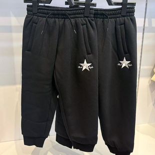 CV2542038 卫裤 CONVERSE匡威25年冬季 男女童保暖加厚绒针织长裤