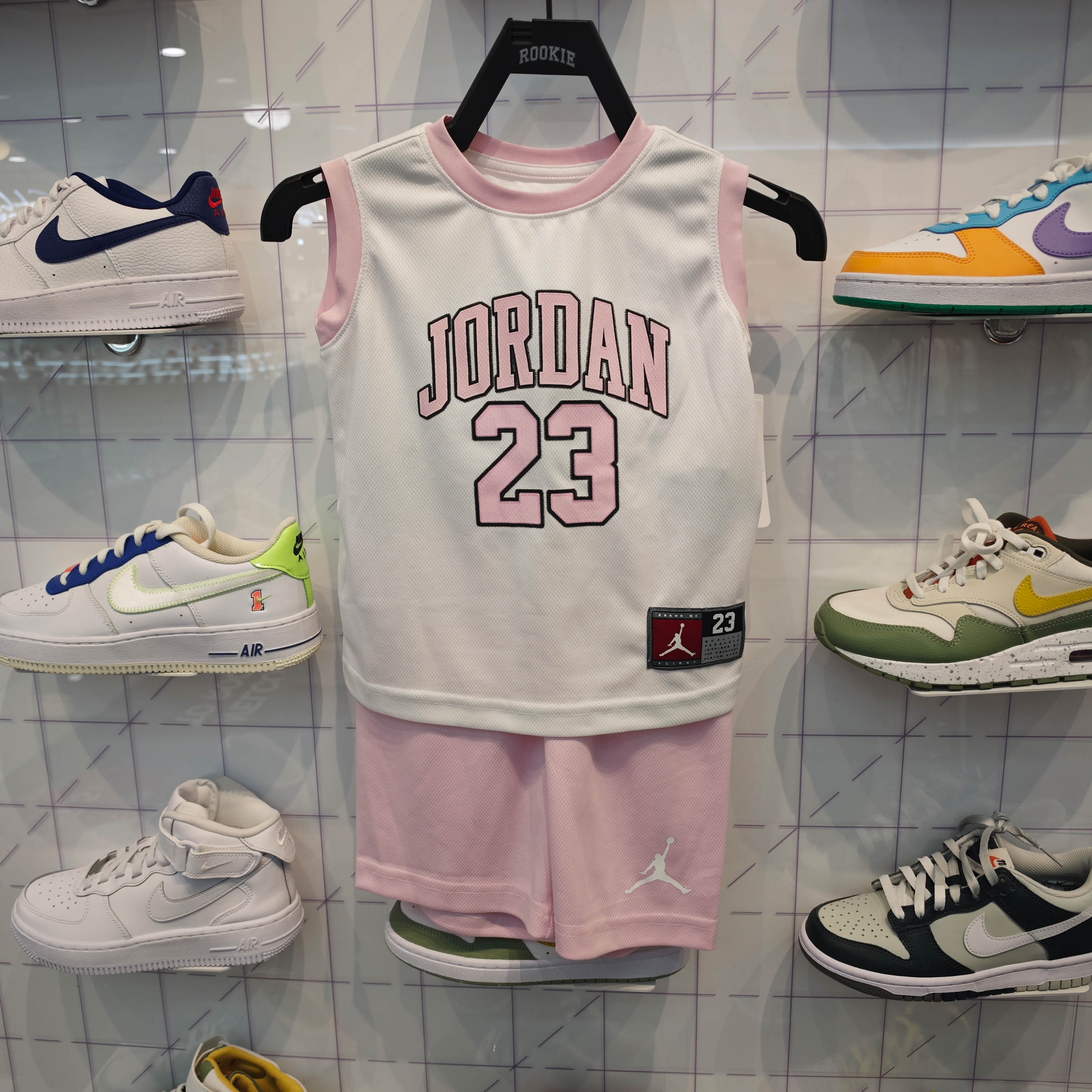 JORDAN2夏季背心+短裤印花速干