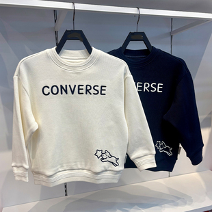 CONVERSE匡威Noritake联名款25年秋冬儿童圆领针织卫衣CV2532151