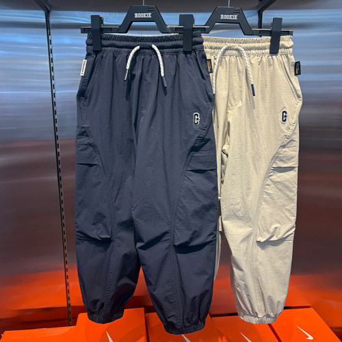 匡威夏男女儿童休闲百搭工装长裤