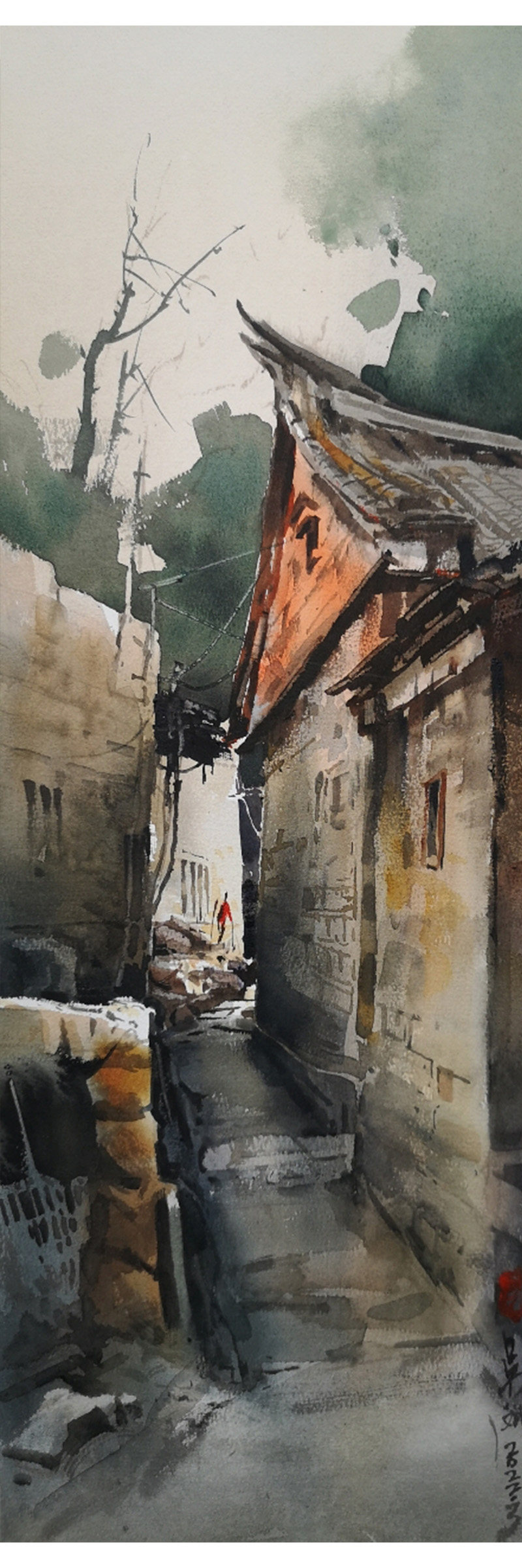 莱顿纯棉水彩纸450克780*270mm水彩风景绘画专业用纸
