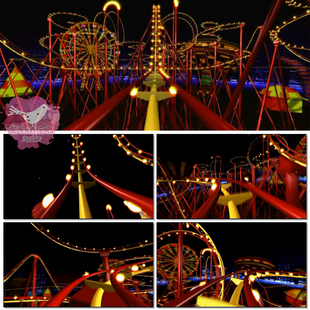 向前冲歌曲徐怀钰动感舞台背景光线动感单车马路led背景视频素材