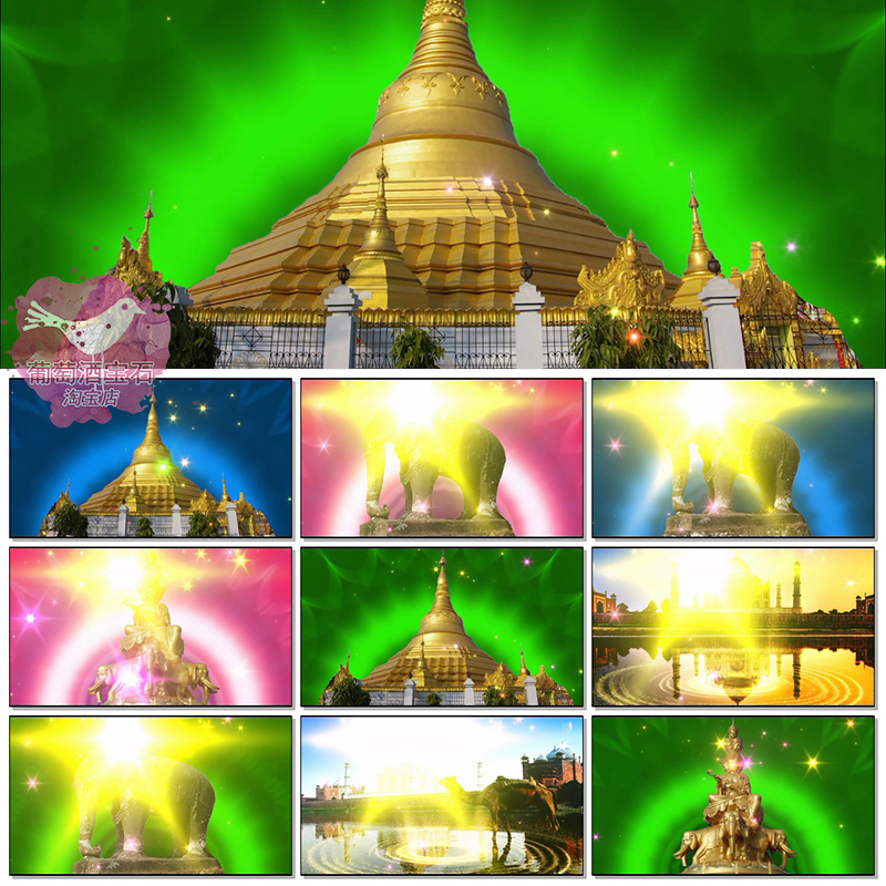 印度风格慢摇舞曲少数民族动感电音晚会大屏幕led背景视频素材