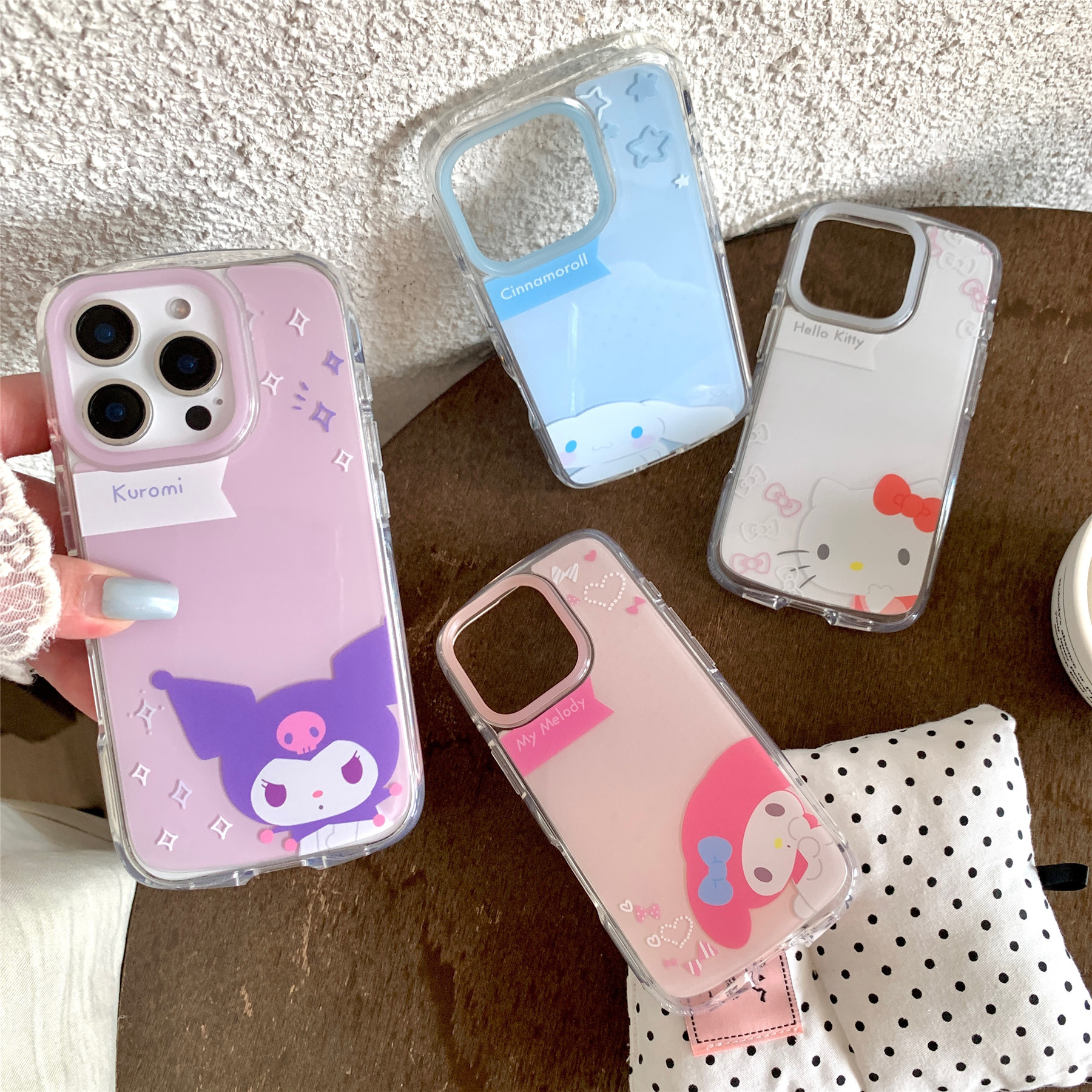 三丽鸥卡通玉桂狗美乐蒂苹果软壳