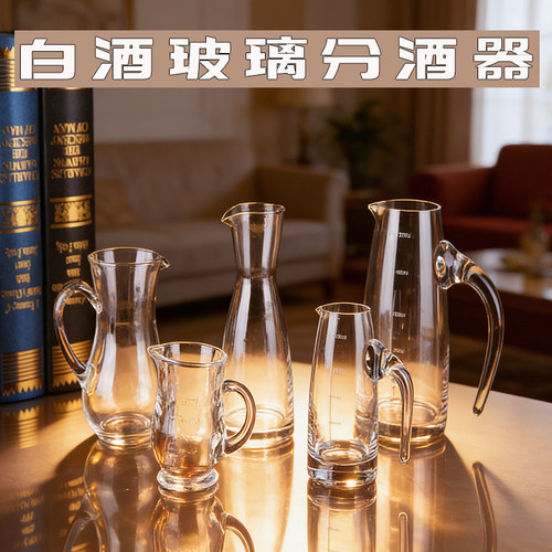 玻璃刻度分酒器白酒杯套装