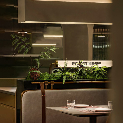 绿植造景室内商场餐厅隔断微景观