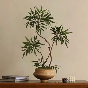 仿真十大功劳花艺仿真花假花室内桌面假绿植摆件高级仿生假植物